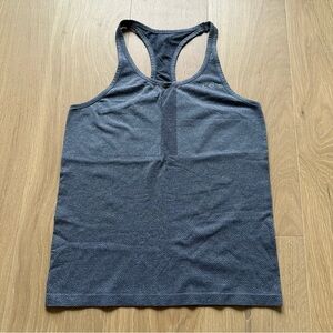 Champion Women's Gray Racerback Tank Top Running Gym Track Active Small Drifit